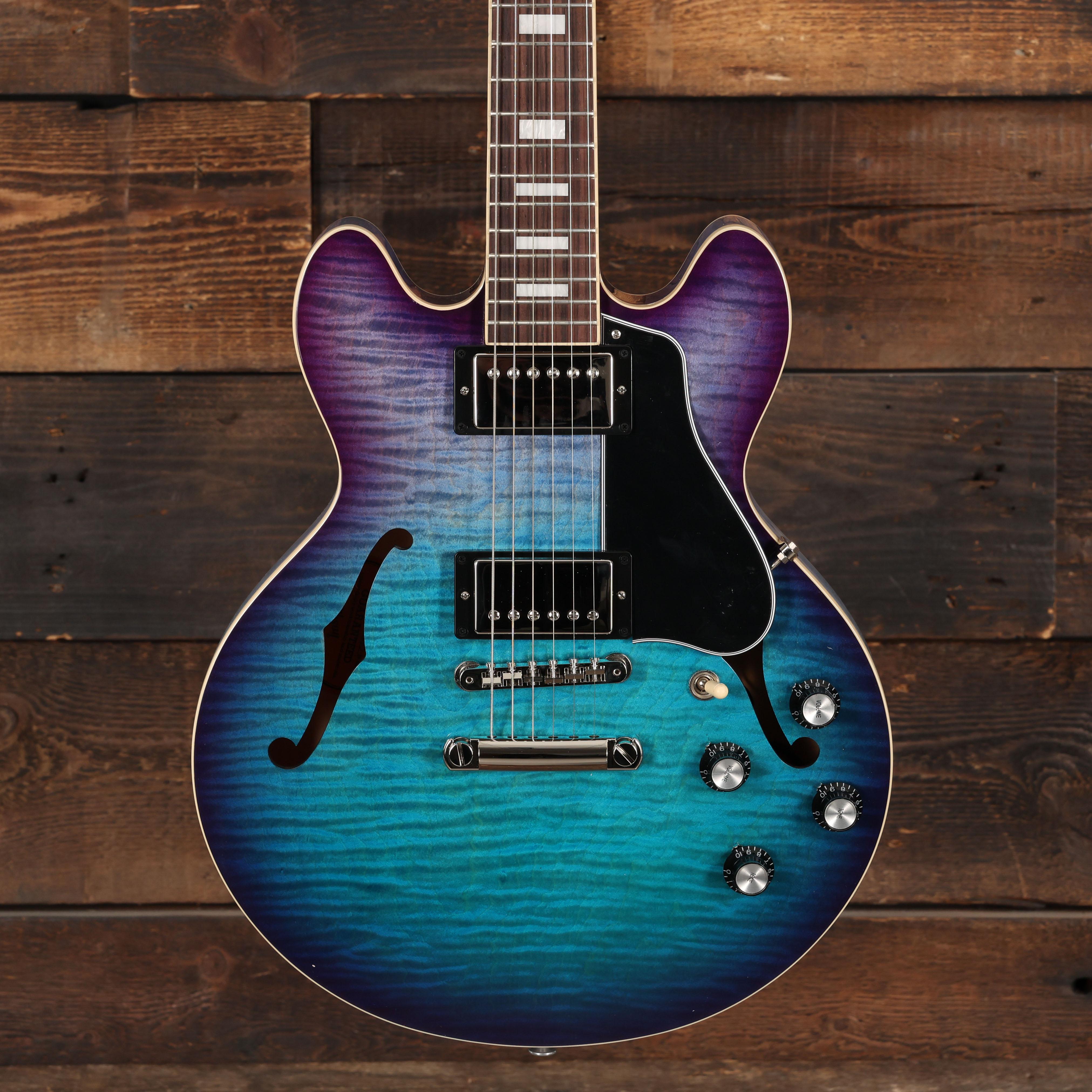 Gibson ES-339 Figured Semi Hollow Electric Guitar in Blueberry